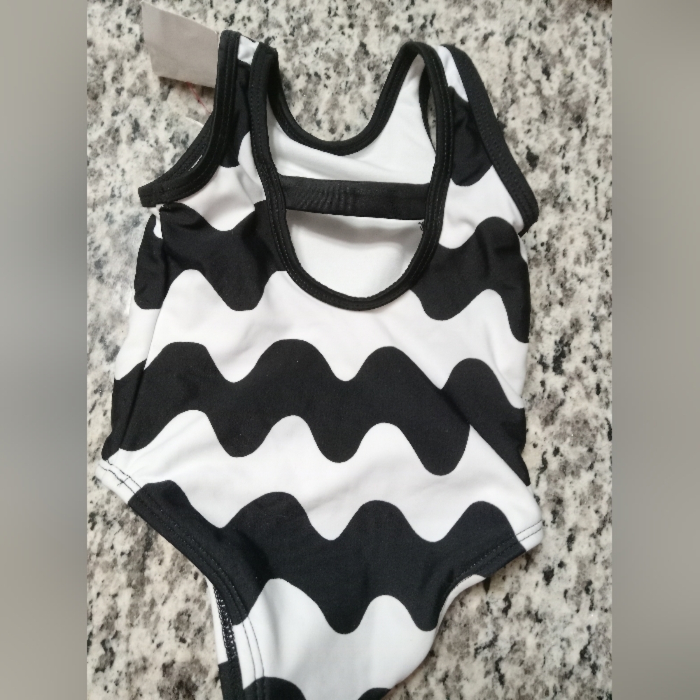 Marimekko Black and White Patterned Top